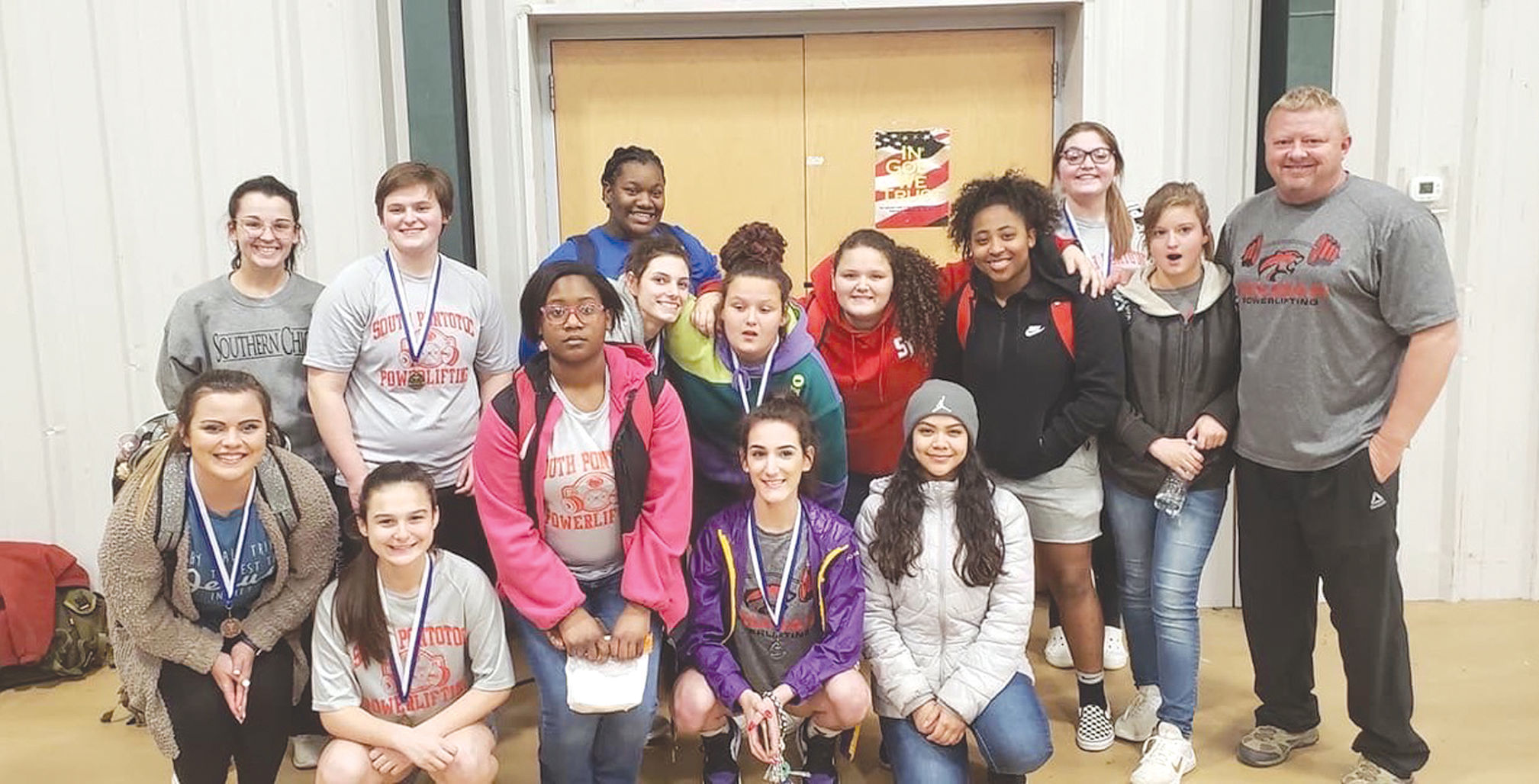 South Pontotoc Girls Powerlifters